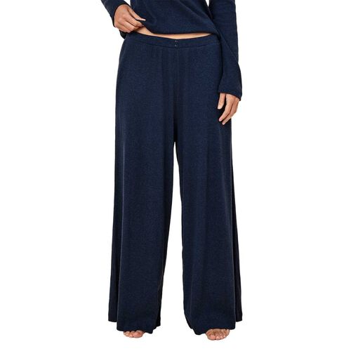 Papinelle Soft Baby Rib Full Length Wide Leg Pant